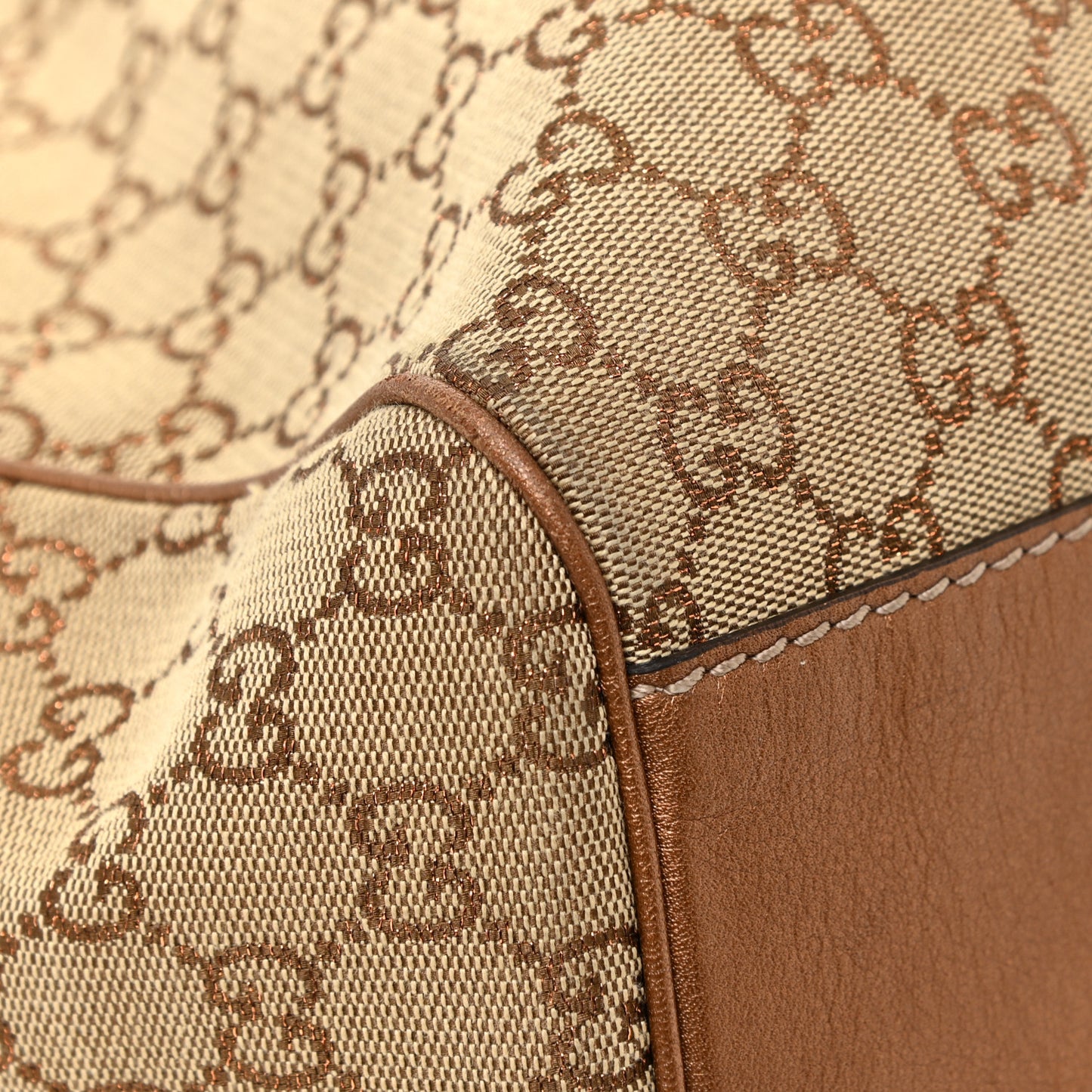 Monogram Large Sukey Tote Bronze