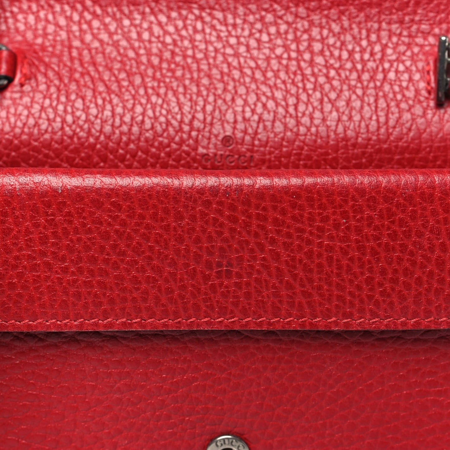 Calfskin Super Mini Dionysus Shoulder Bag Hibiscus Red