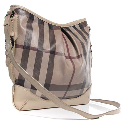 Burberry Smoked Check Hartham Shoulder Bag Trench 3 of 11