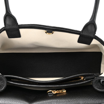 Chanel Grained Calfskin Stitched Urban Essentials Small Shopping Bag Black 5 of 10