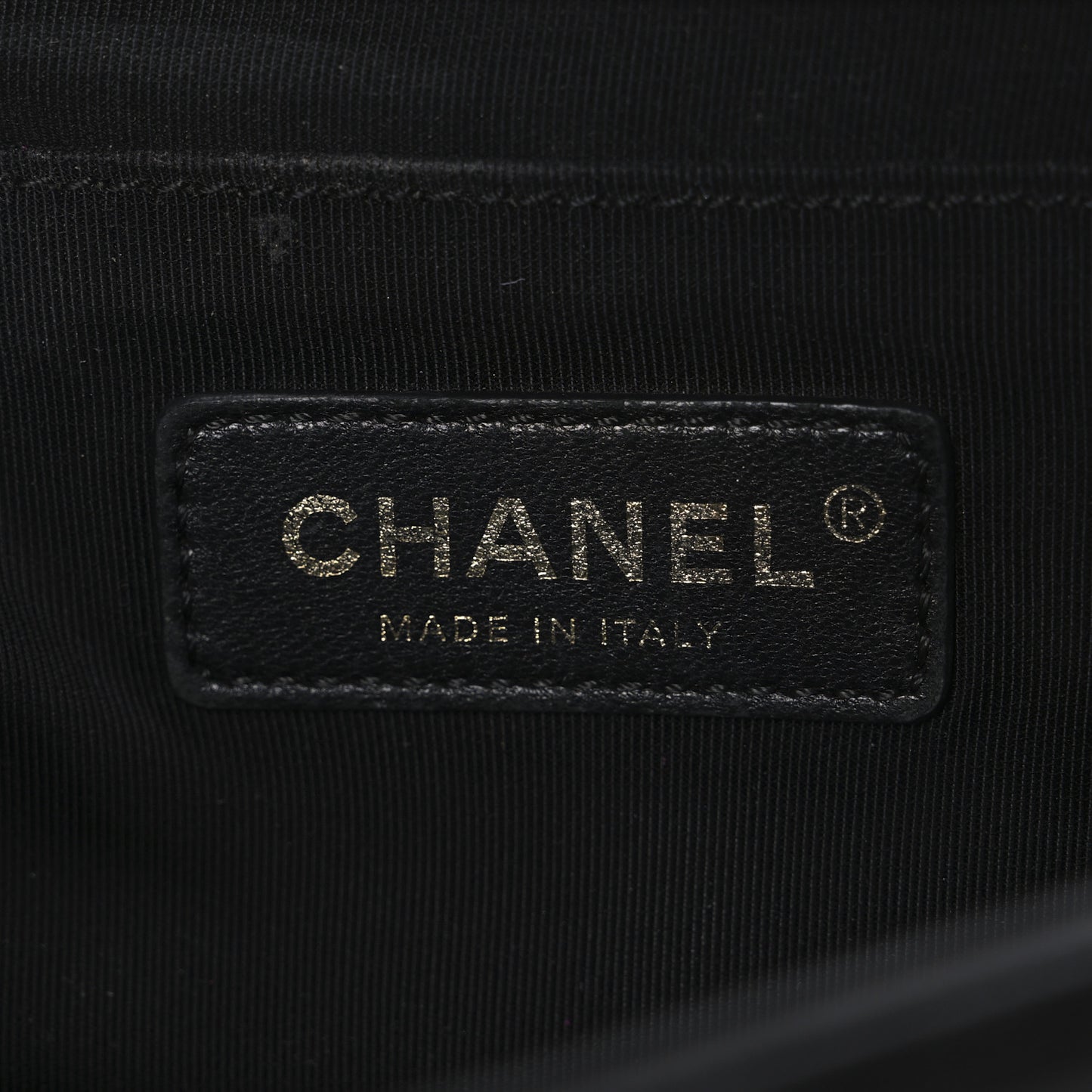 Lambskin Quilted Medium Boy Flap Black