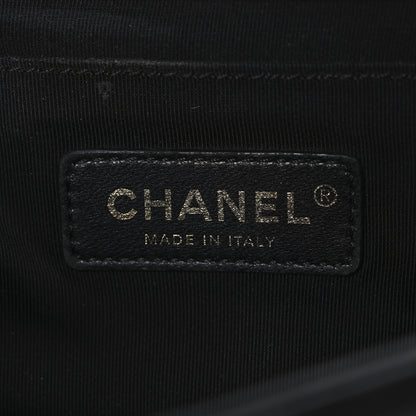 Chanel Lambskin Quilted Medium Boy Flap Black 6 of 12