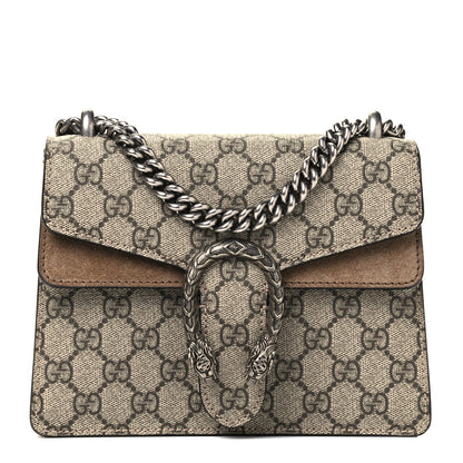 Gucci GG Supreme Monogram Mini Dionysus Shoulder Bag Taupe 1 of 4