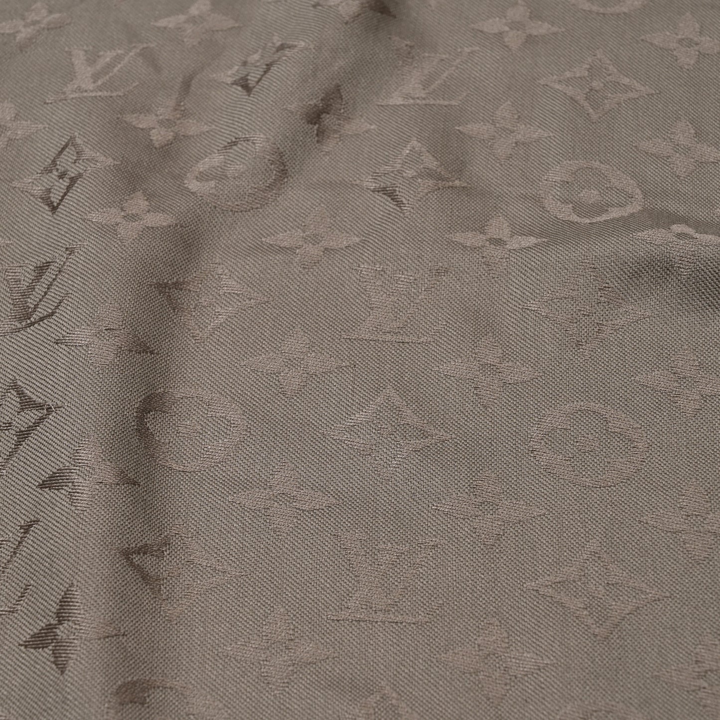 Silk Wool Monogram Shawl Verone