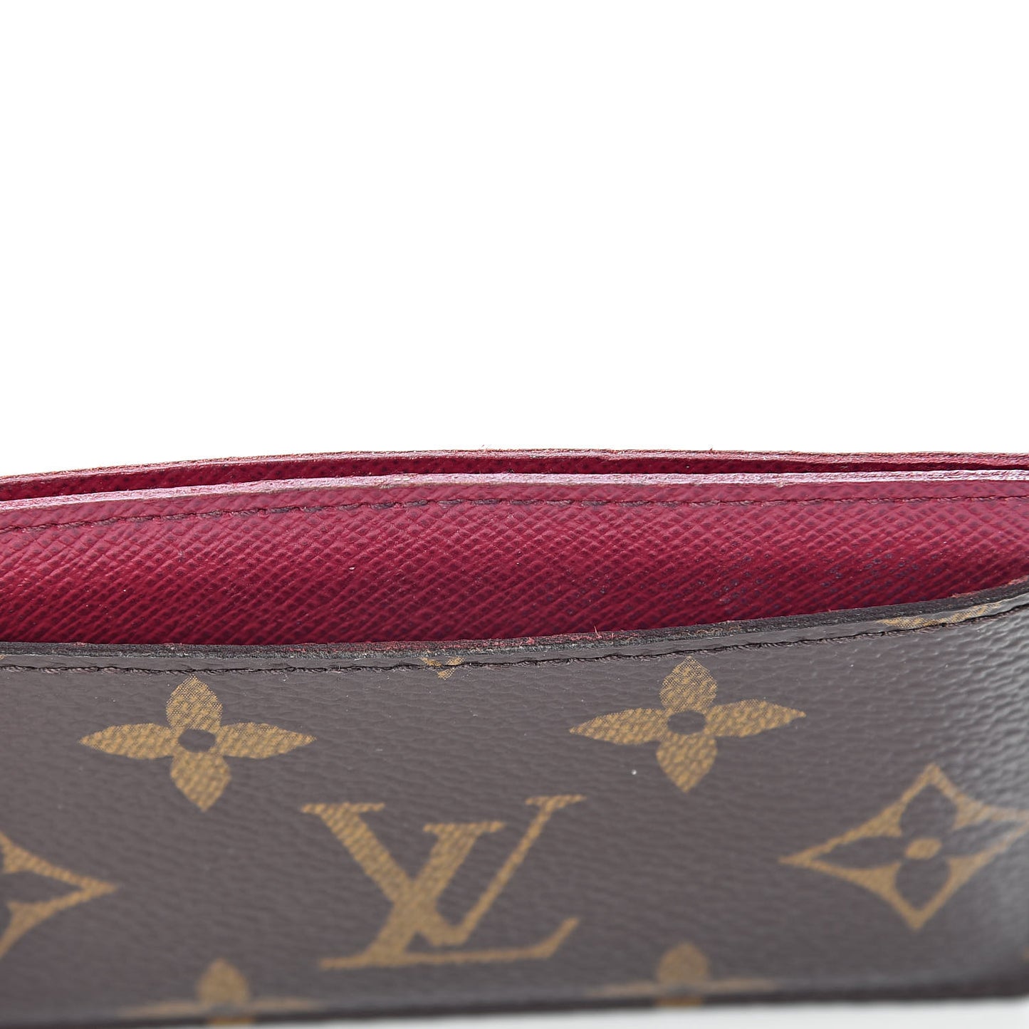 Monogram Card Holder Fuchsia