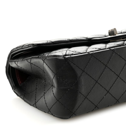 Chanel Aged Calfskin Quilted 2.55 Reissue 225 Flap Black 9 of 10
