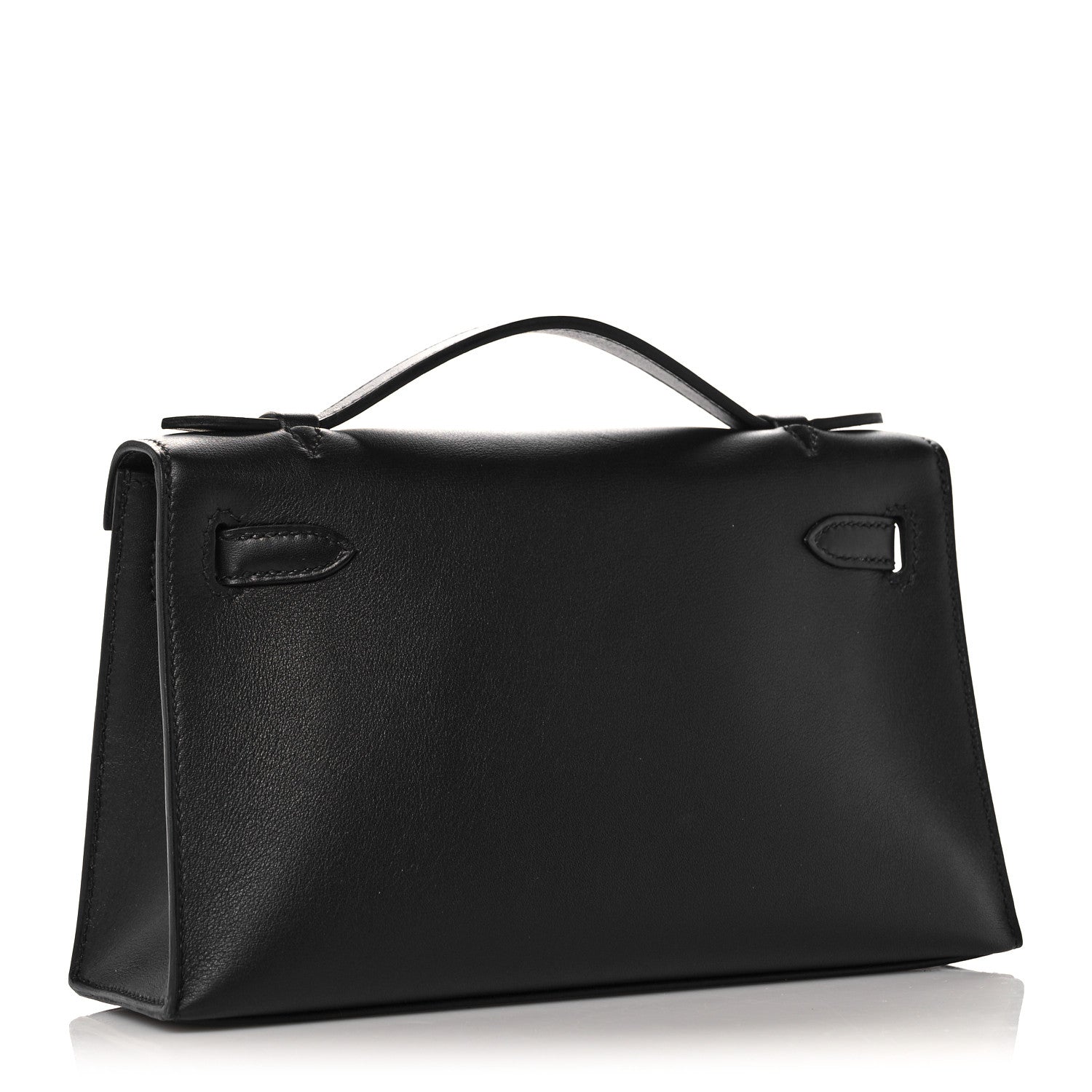 Hermes Swift Kelly Pochette Clutch Black 3 of 29