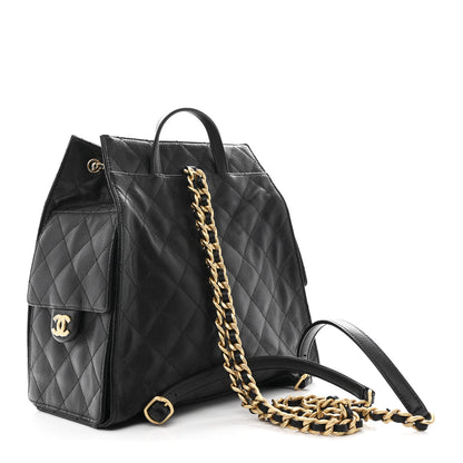 Chanel Caviar Quilted Large Chanel 25 Backpack Black 3 of 11