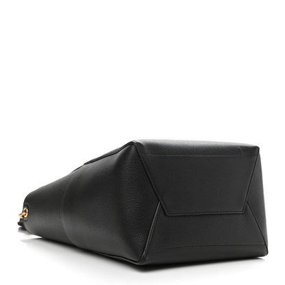 Celine Soft Grained Calfskin Sangle Bucket Bag Black 4 of 8
