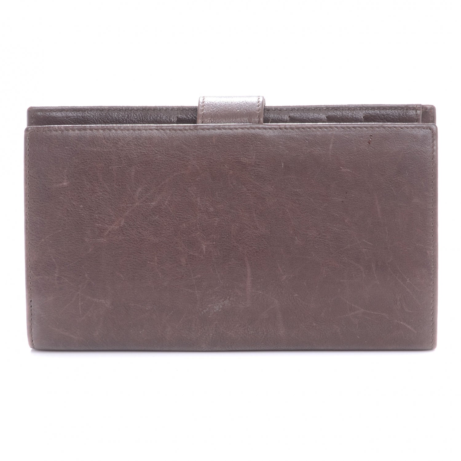 Chanel Calfskin Leather CC Wallet Brown 3 of 8