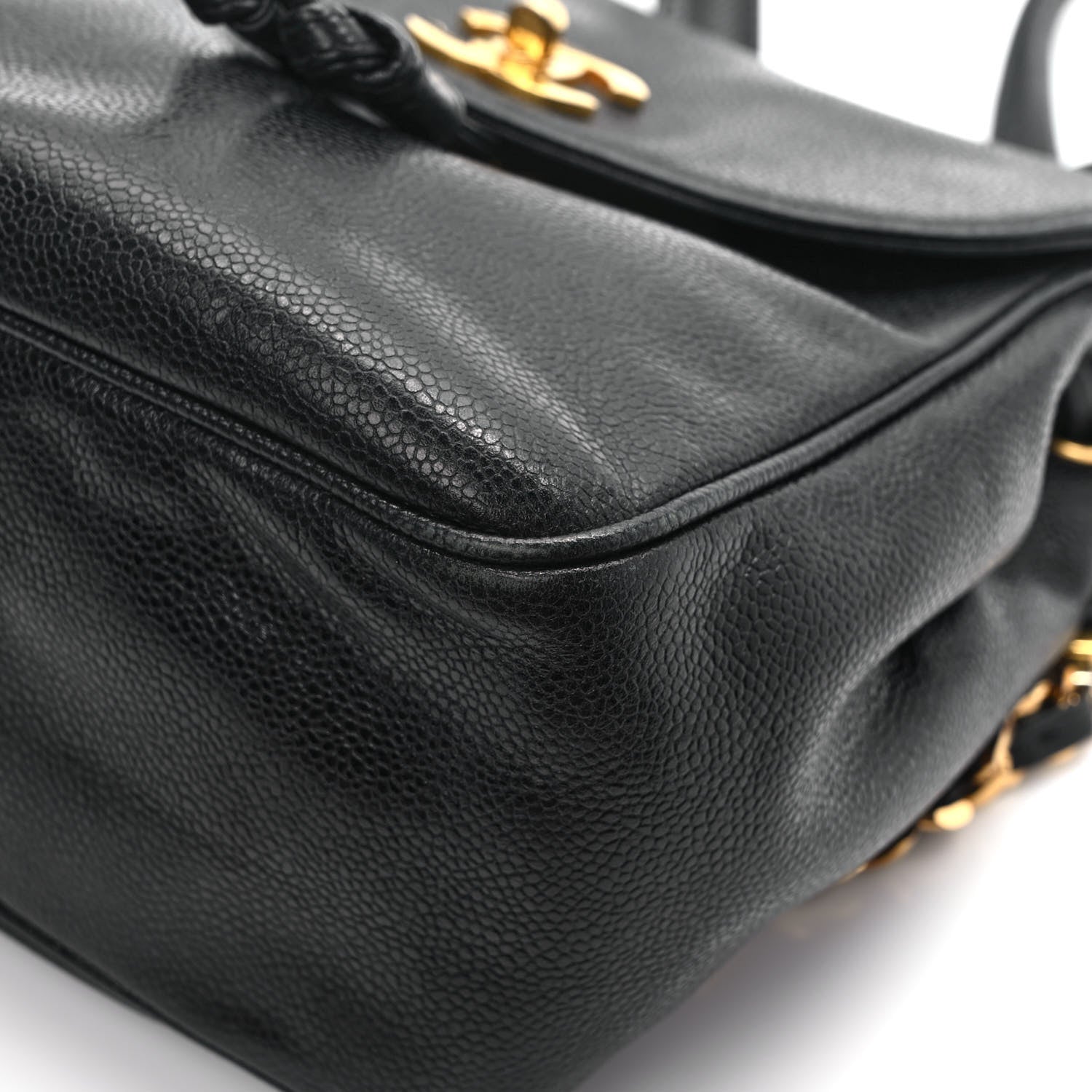 Chanel Caviar CC Backpack Black 10 of 10