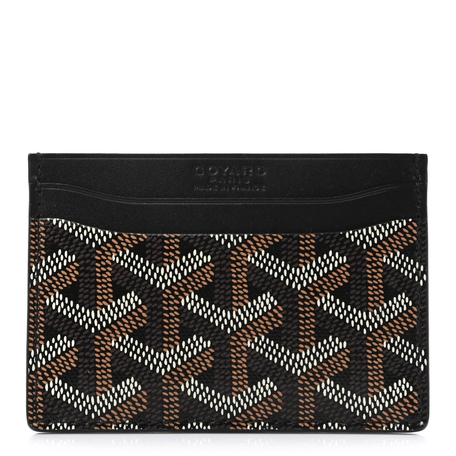 Goyard Goyardine Saint Sulpice Card Holder Black 1 of 6