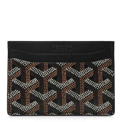 Goyard Goyardine Saint Sulpice Card Holder Black 1 of 6