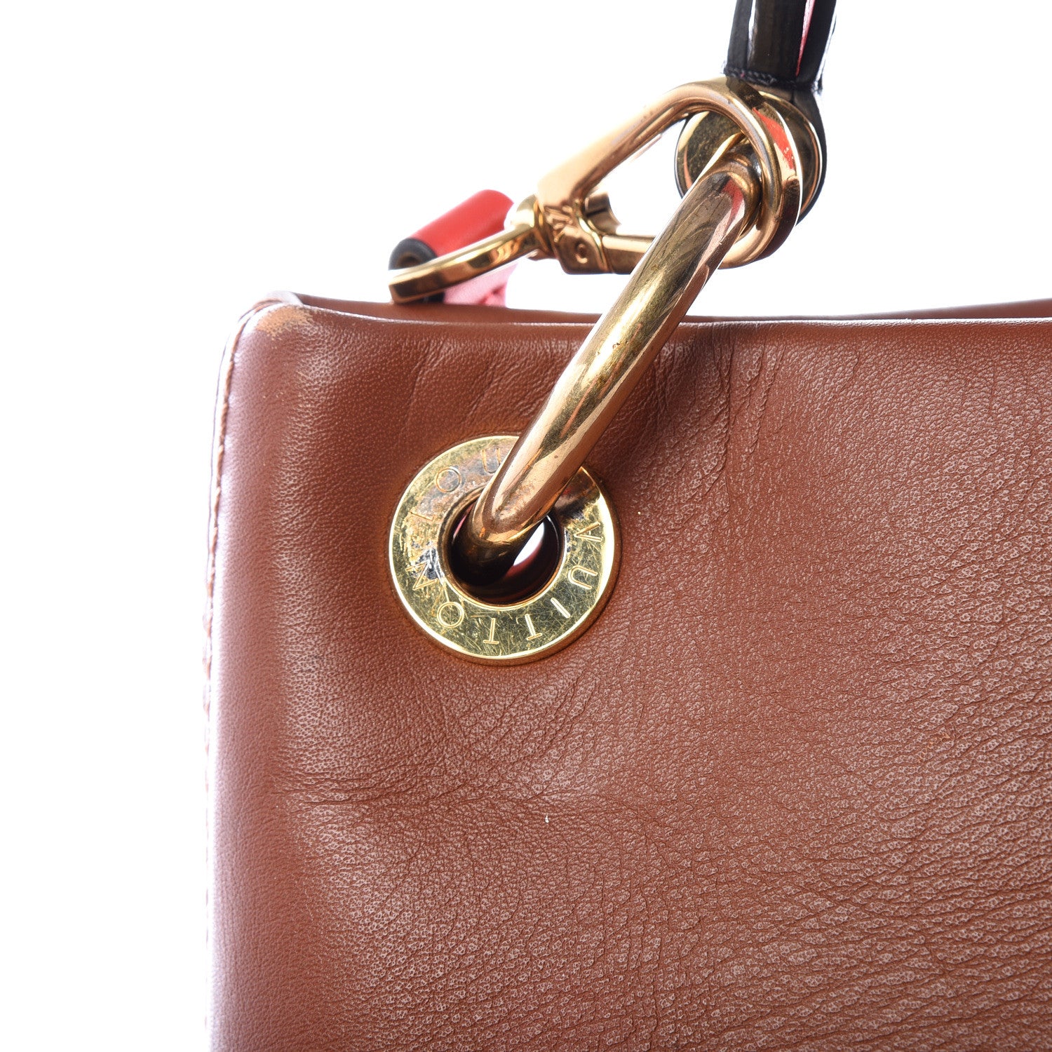 Louis Vuitton Monogram Tuileries Besace Caramel Rouge 10 of 15