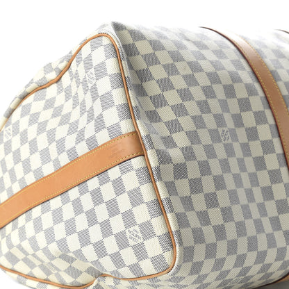 Louis Vuitton Damier Azur Keepall Bandouliere 55 5 of 9