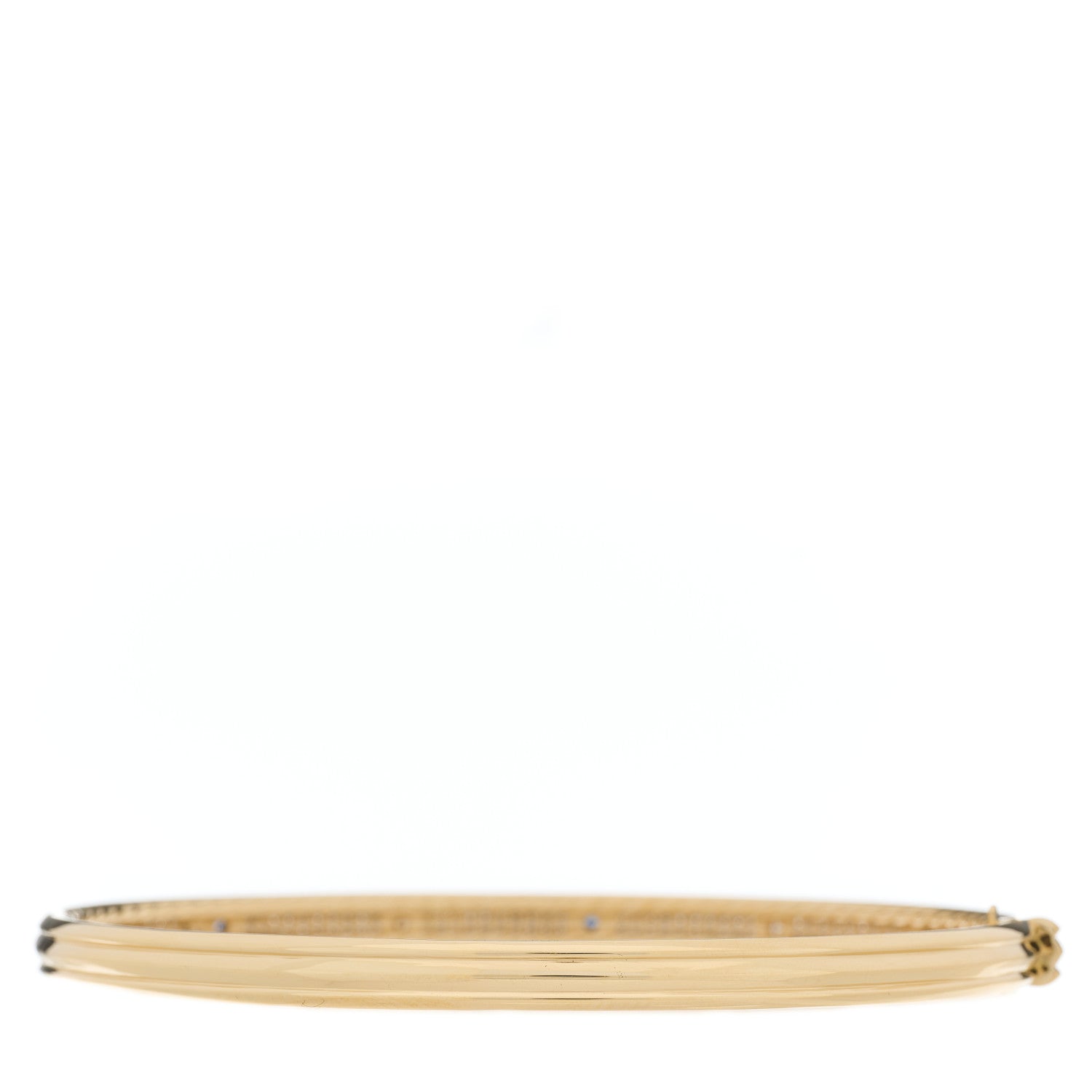 David Yurman 18K Yellow Gold Diamond Blue Sapphire Modern Renaissance Full Pave Bracelet 2 of 3