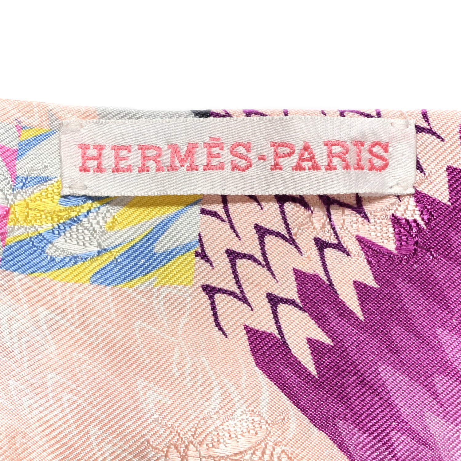 Hermes Silk All Over Marble Silk Twilly Rose Multicolor Ocre 3 of 5