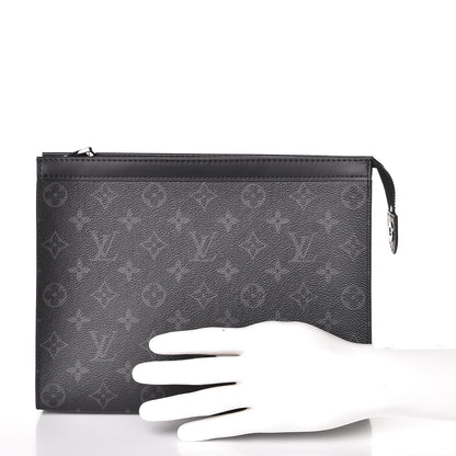 Louis Vuitton Monogram Eclipse Pochette Voyage MM 2 of 7