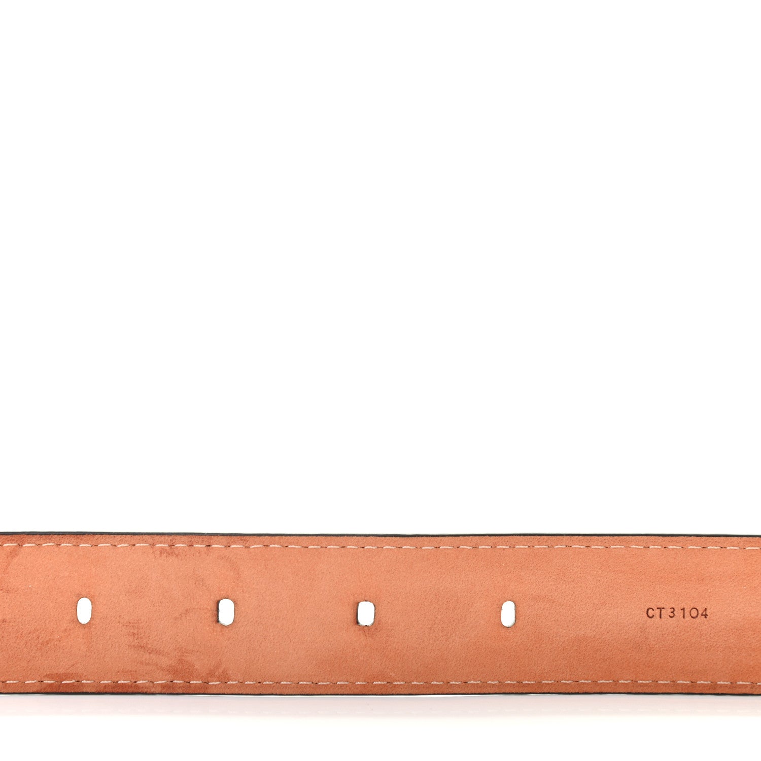 Louis Vuitton Damier Ebene 30mm Ellipse Belt 85 34 5 of 7