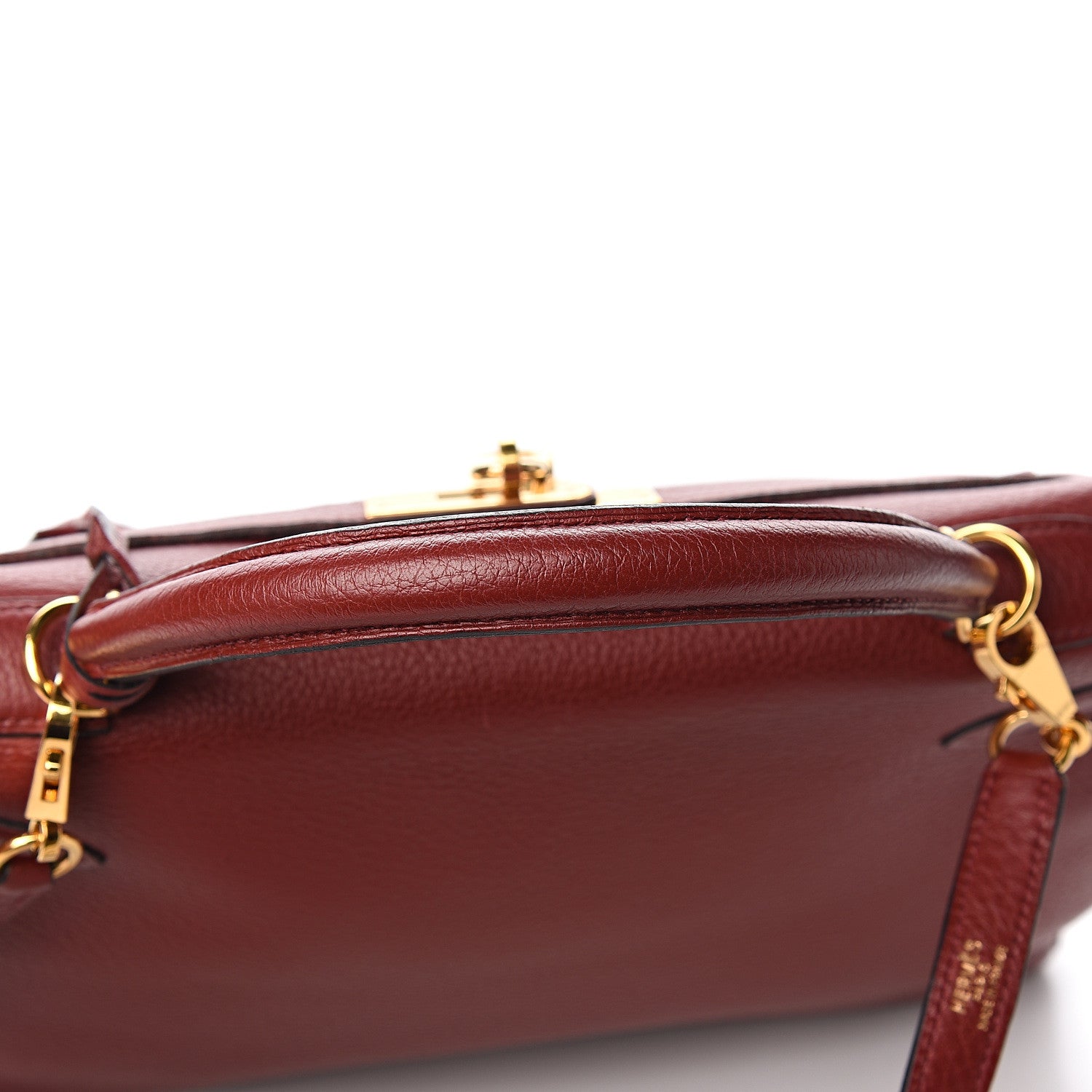 Hermes Taurillon Clemence Retourne Kelly 32 Rouge H 35 of 35