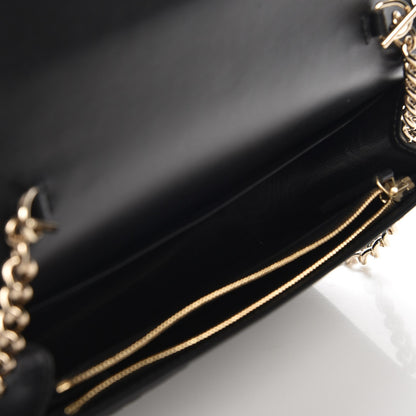 Gucci Guccissima Signature Bowy Chain Wallet Black 5 of 7