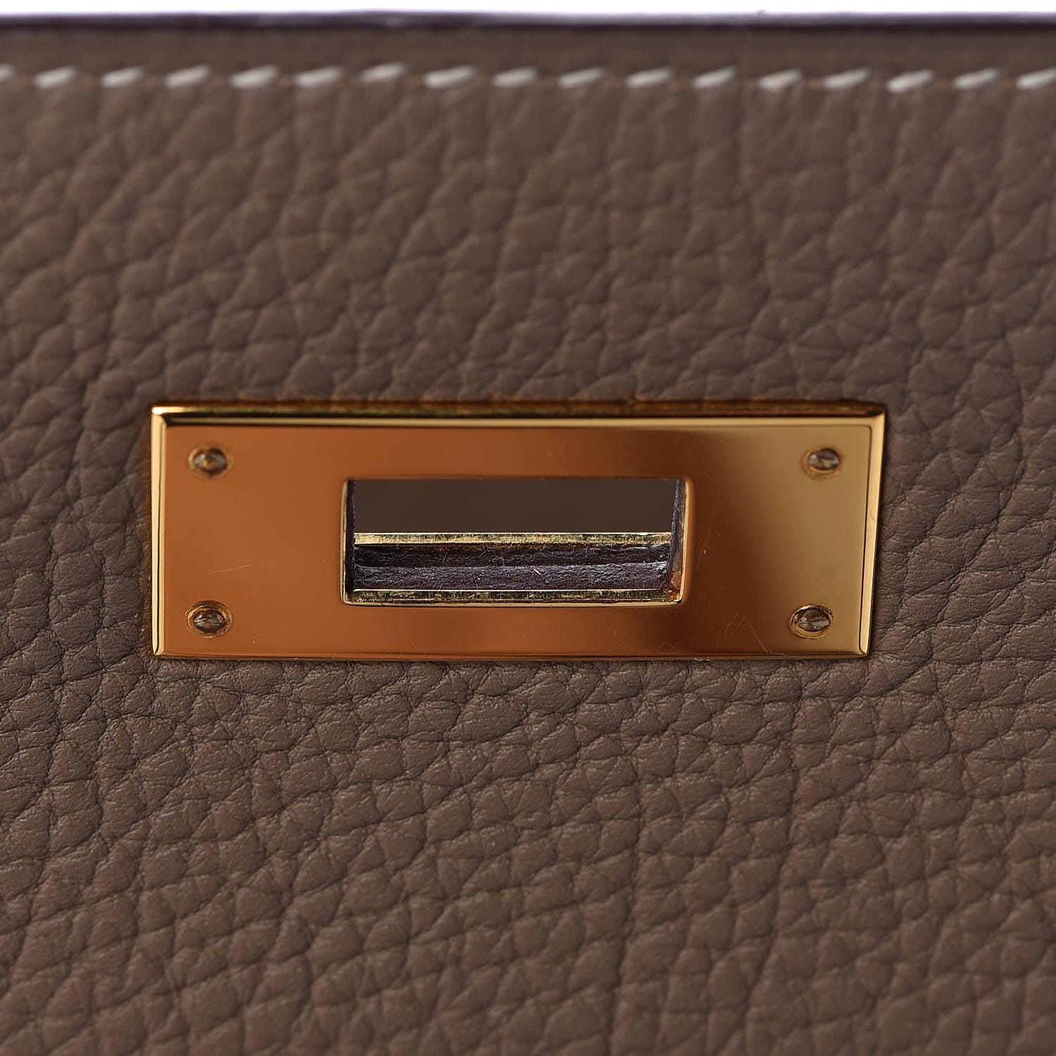 Hermes Togo Kelly Retourne 32 Etoupe 24 of 38