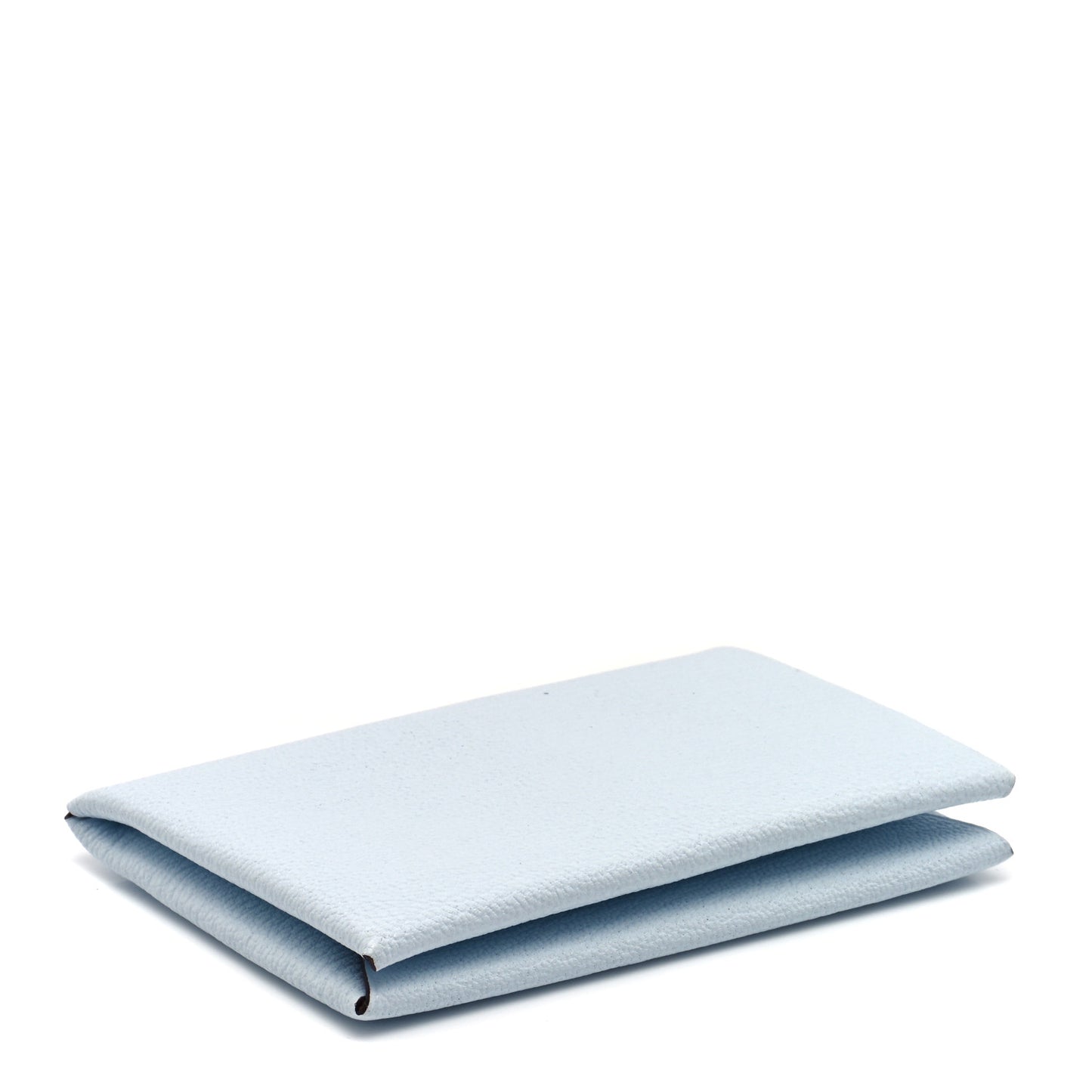 Chevre Mysore Verso Calvi Card Case Bleu Brume Brique