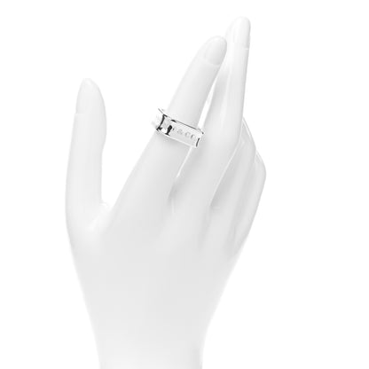 Tiffany Sterling Silver 1837 Square Ring 52 6 2 of 4