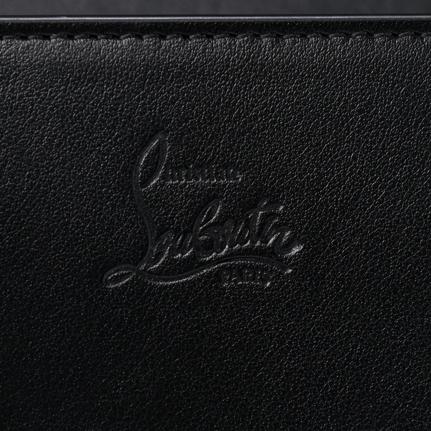 Christian Louboutin Calfskin Patent Spikes Paloma Clutch Black 7 of 10