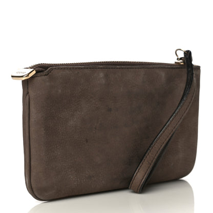 Gucci Pebbled Calfskin Soho Wristlet Brown 2 of 19