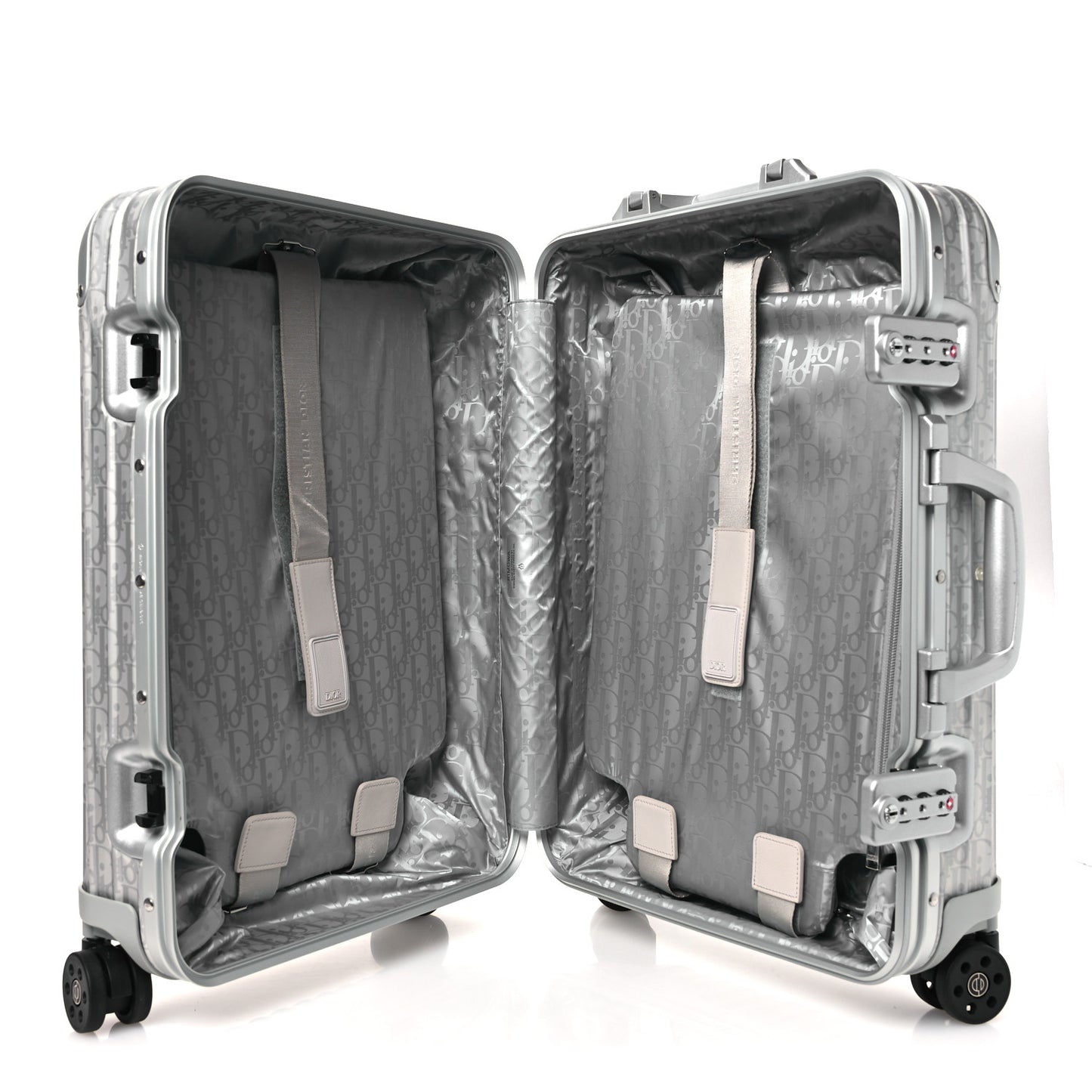 X RIMOWA Aluminum Gradient Cabin Luggage Silver