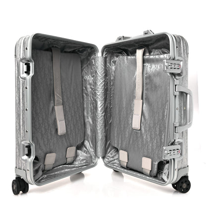 Christian Dior X RIMOWA Aluminum Gradient Cabin Luggage Silver 4 of 8