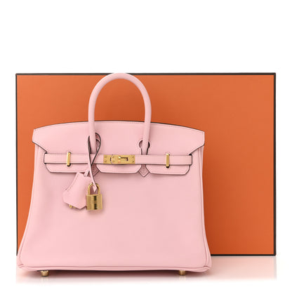 Hermes Swift Birkin 25 Rose Sakura 31 of 31