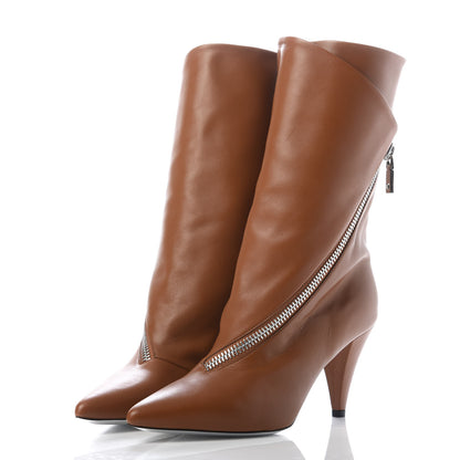 Givenchy Calfskin Botte Show 80 Ankle Bootie 37.5 Caramel 3 of 8