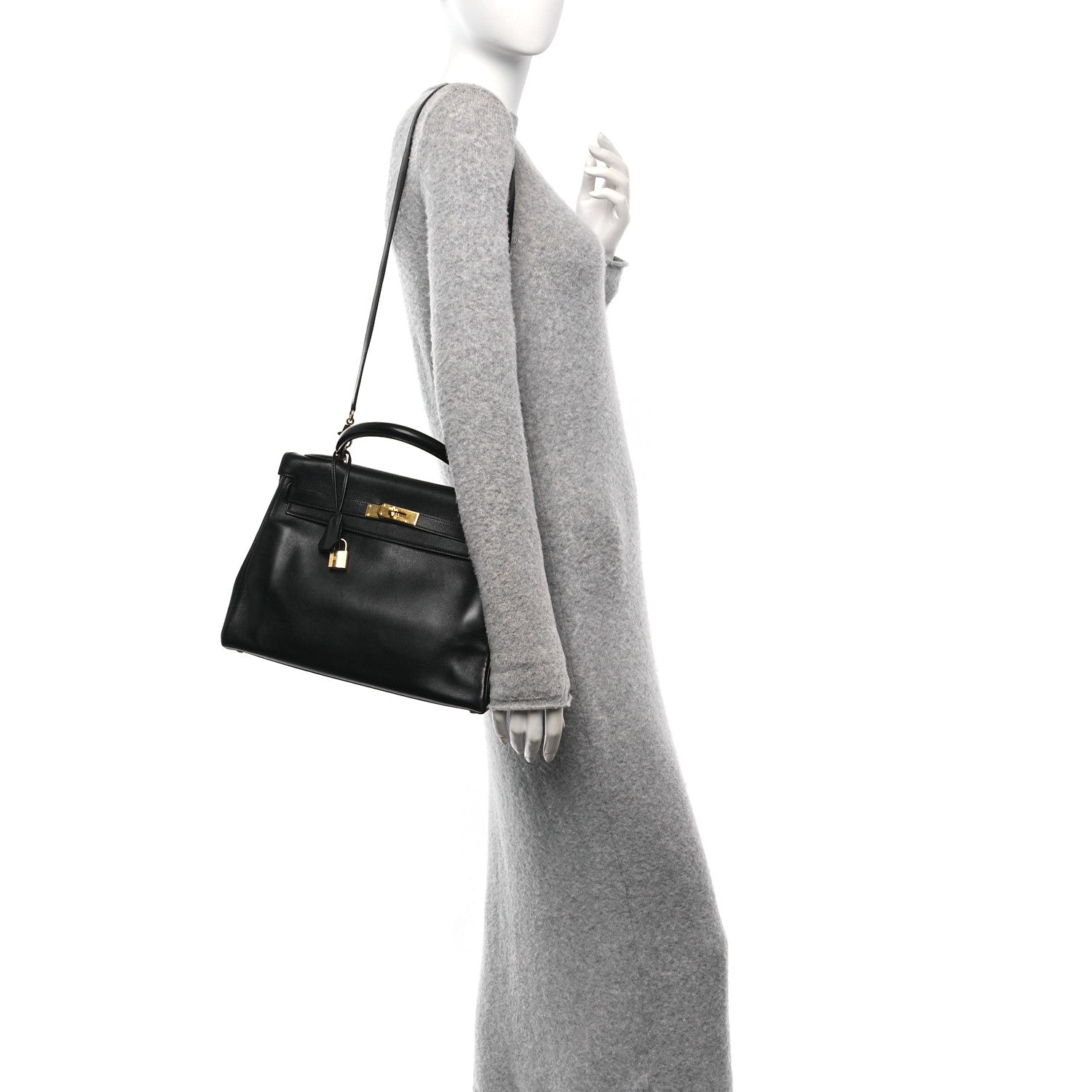 Hermes Gulliver Kelly Retourne 32 Black 2 of 11