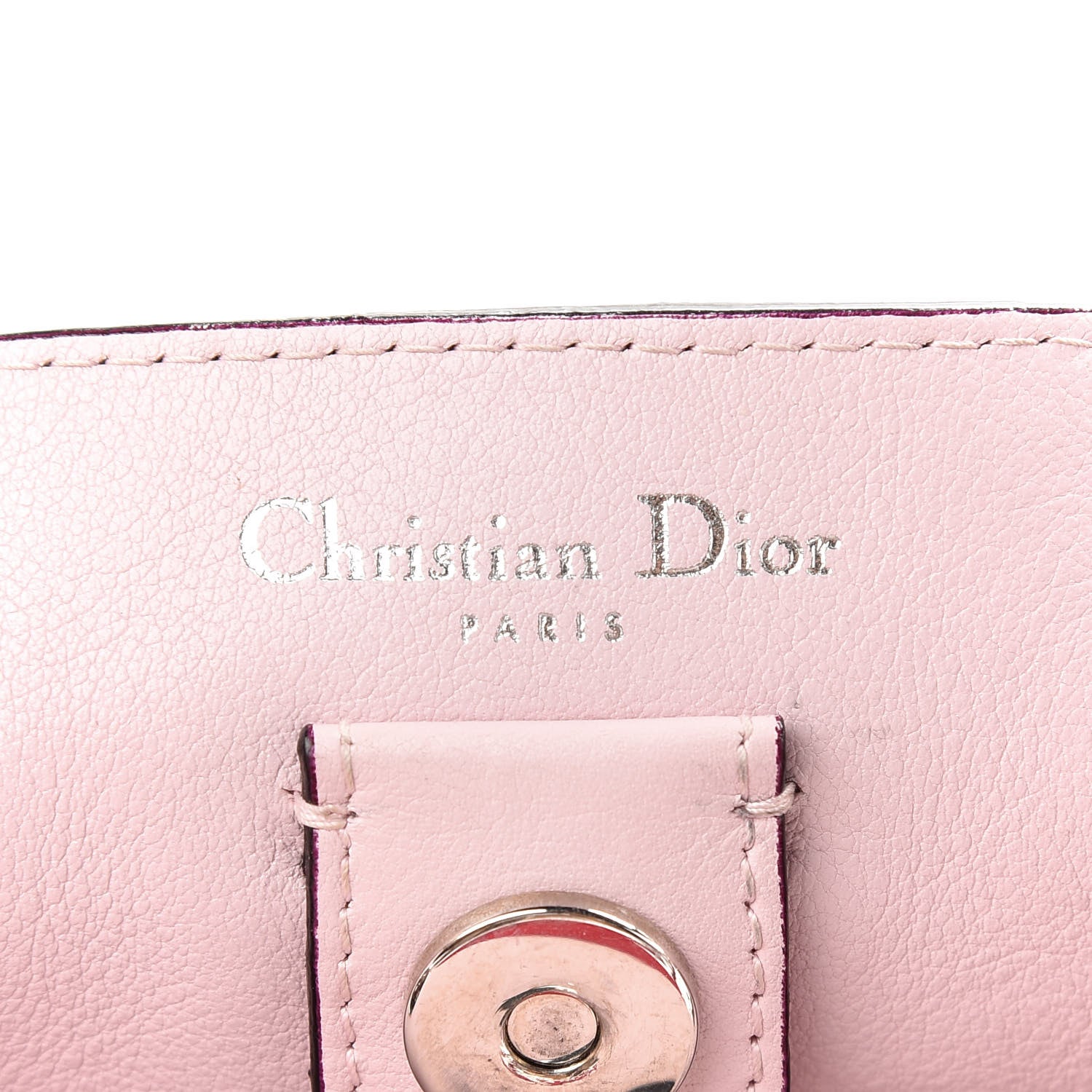 Christian Dior Calfskin Medium Diorissimo Tote Fuchsia 7 of 13