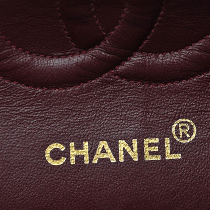 Chanel Lambskin Quilted Medium Double Flap Black 6 of 11