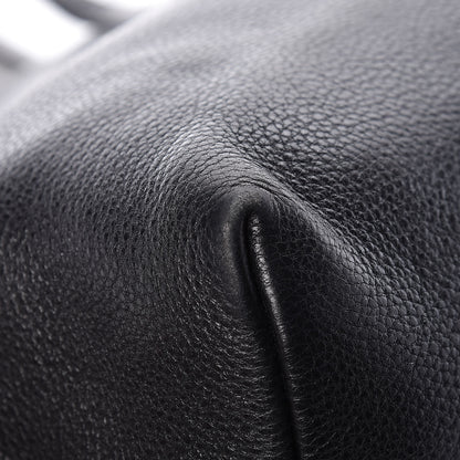 Prada Vitello Daino Pocket Shopping Tote Black 10 of 13