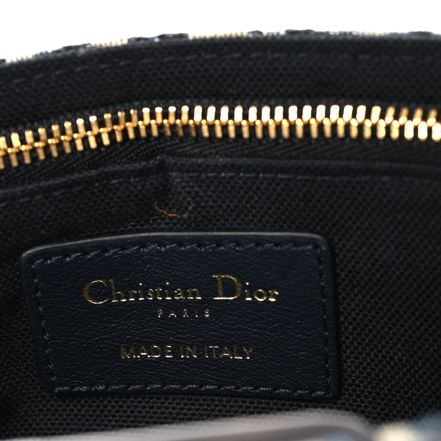 Christian Dior Oblique 30 Montaigne 2-In-1 Pouch Blue 6 of 10