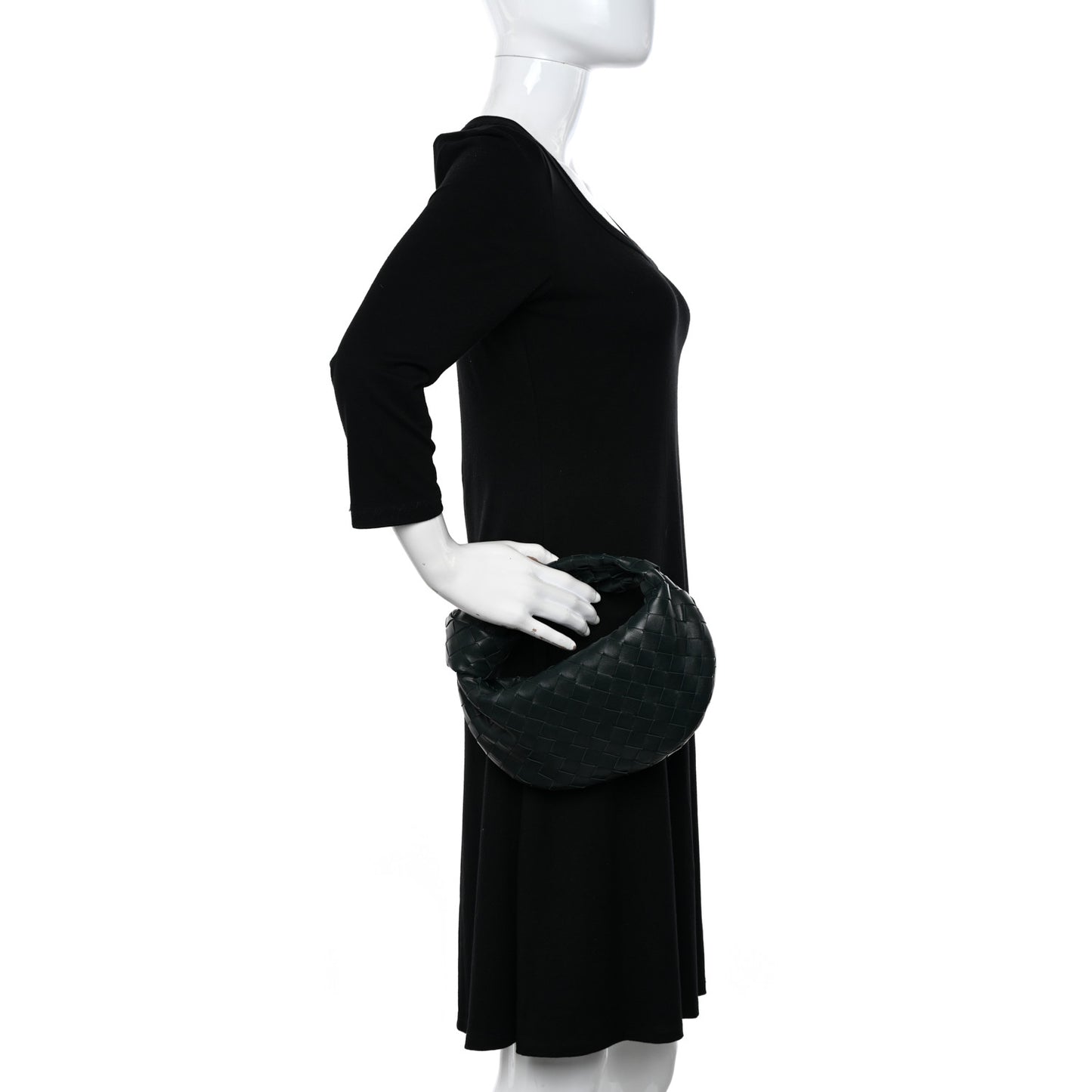 Nappa Intrecciato Mini Jodie Dark Moss