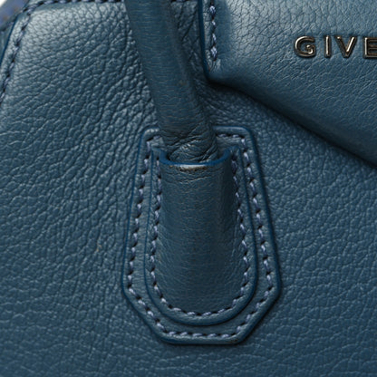 Givenchy Sugar Goatskin Small Antigona Oil Blue 10 of 11