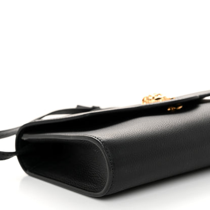 Versace Grained Calfskin La Medusa Crossbody Bag Black 8 of 10
