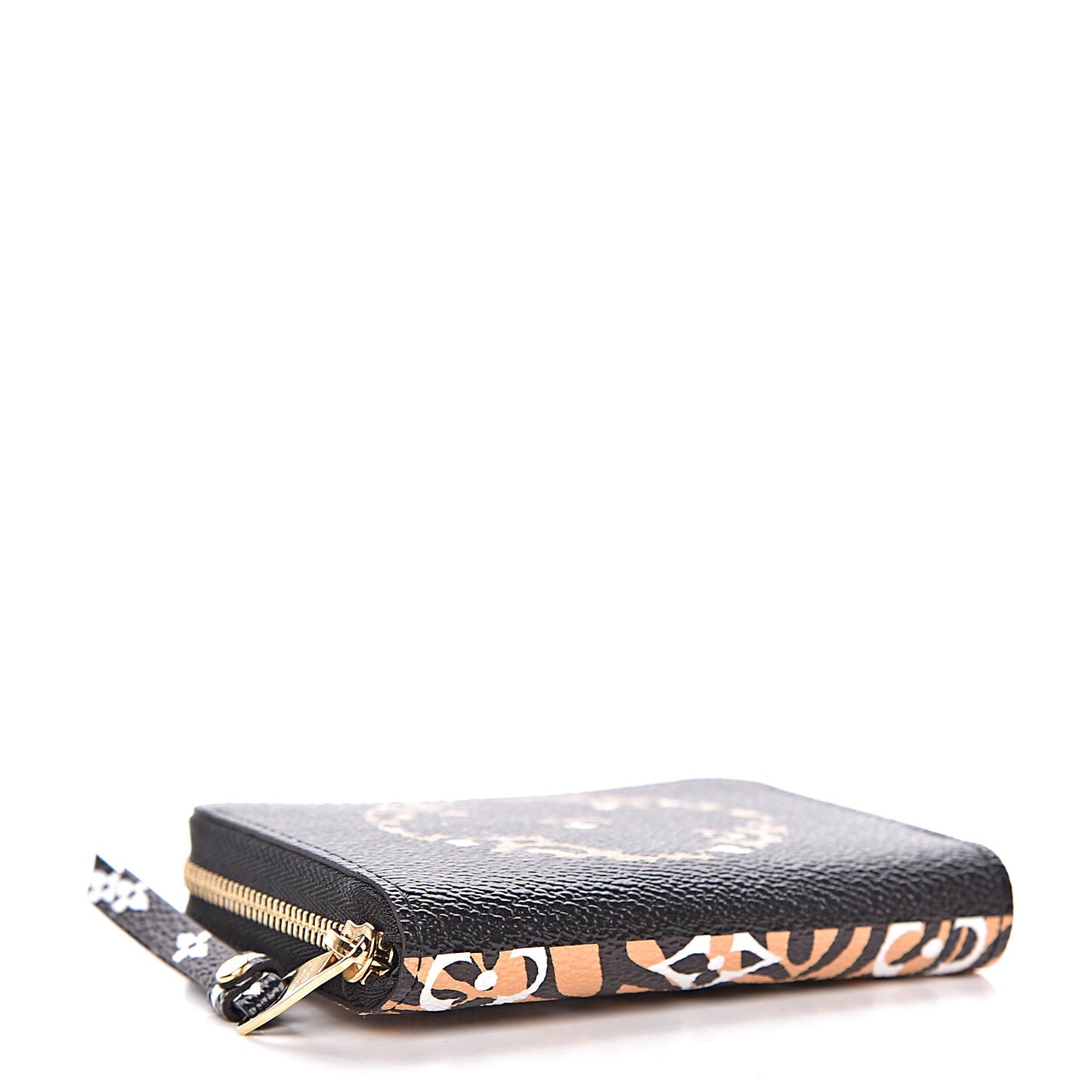 Monogram Giant Jungle Zippy Coin Purse Black