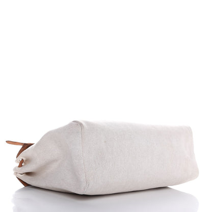 Hermes Toile Vache Hunter Herbag Cabas MM Natural 4 of 19
