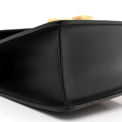 Gucci Calfskin Mini Sylvie Top Handle Bag Black 9 of 11