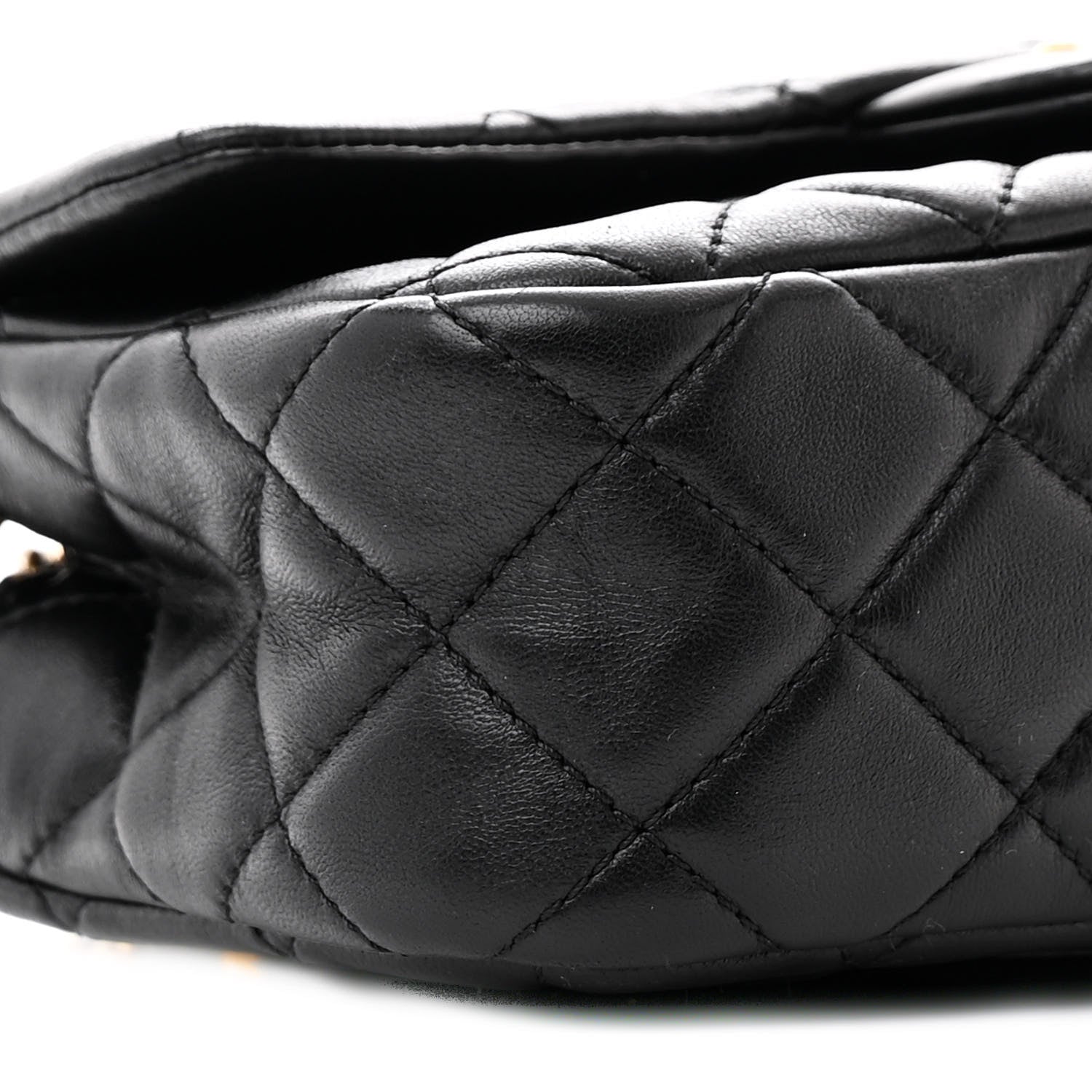 Chanel Lambskin Quilted Mini Rectangular Pearl Crush Flap Black 9 of 10