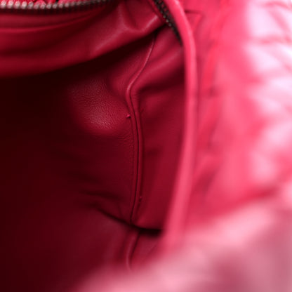 Bottega Veneta Nappa Intrecciato Teen Jodie Hobo Cranberry 9 of 9