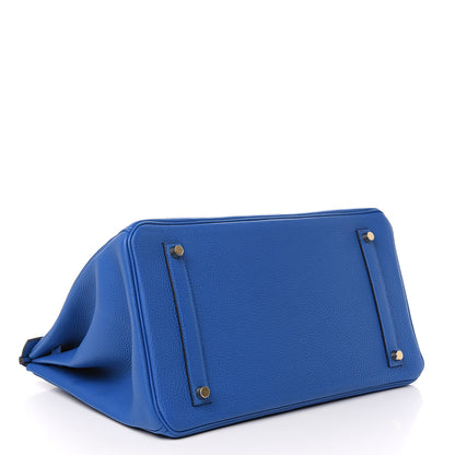 Hermes Togo Birkin 35 Bleu Zellige 4 of 9