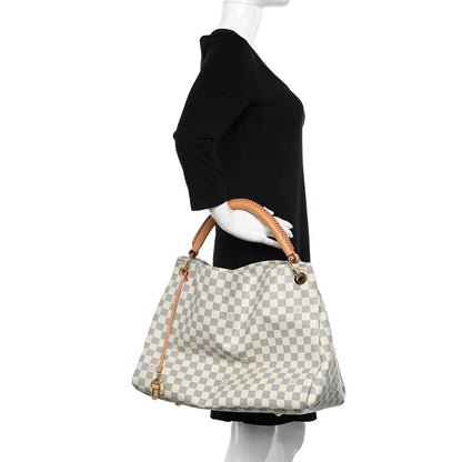 Louis Vuitton Damier Azur Artsy MM 2 of 9