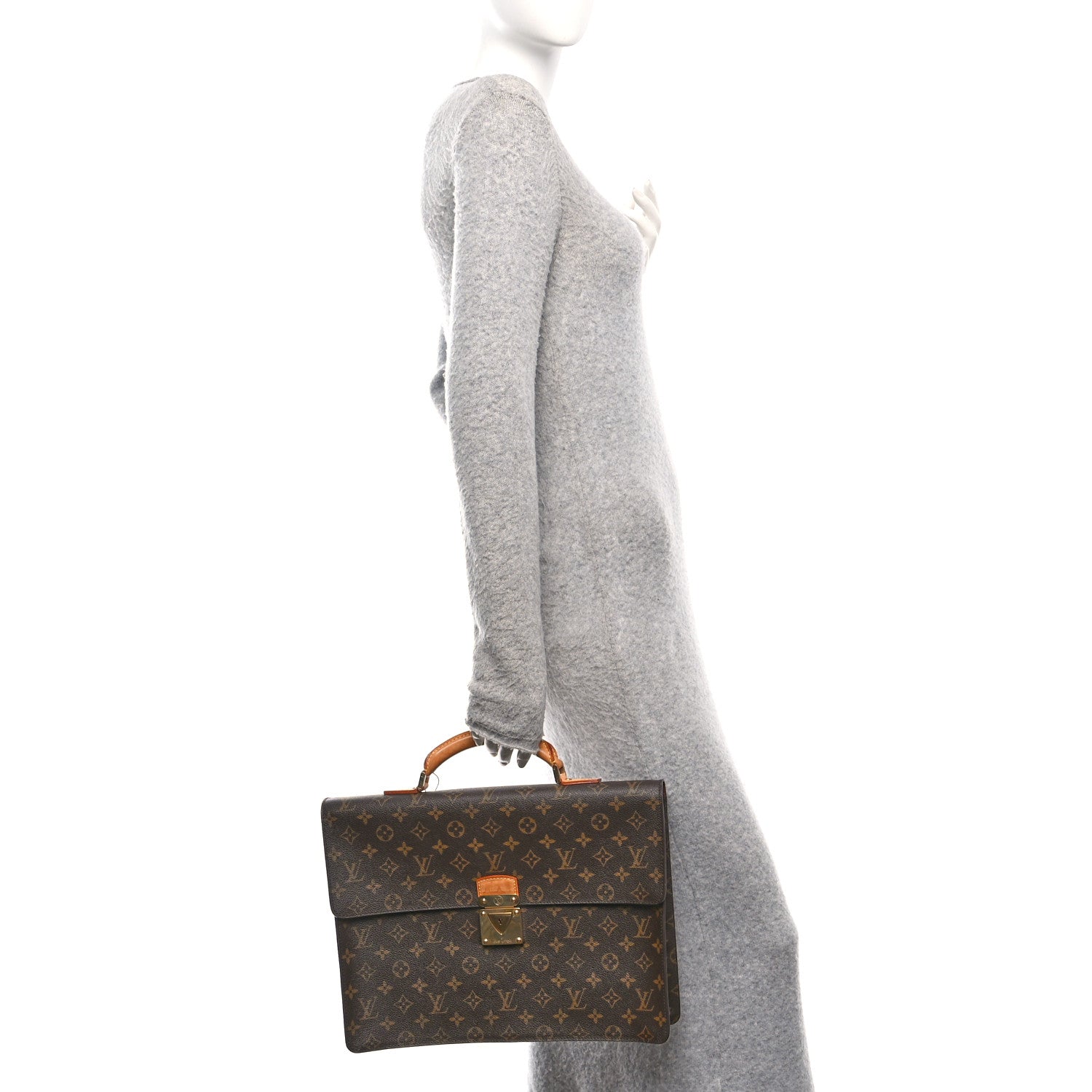 Louis Vuitton Monogram Canvas Robusto 1 Compartment Briefcase 2 of 16